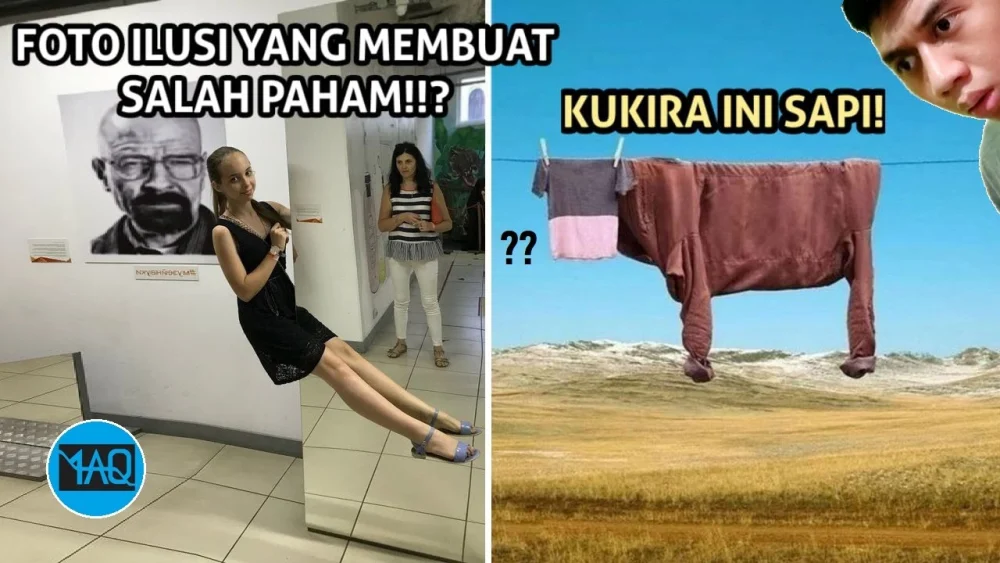 Foto yang Harus Dilihat Dua Kali Biar Nggak Salah Paham, Menipu Otak