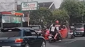 Begini Kondisi Pemotor yang Ditabrak Ayla Lawan Arah di Jogja
