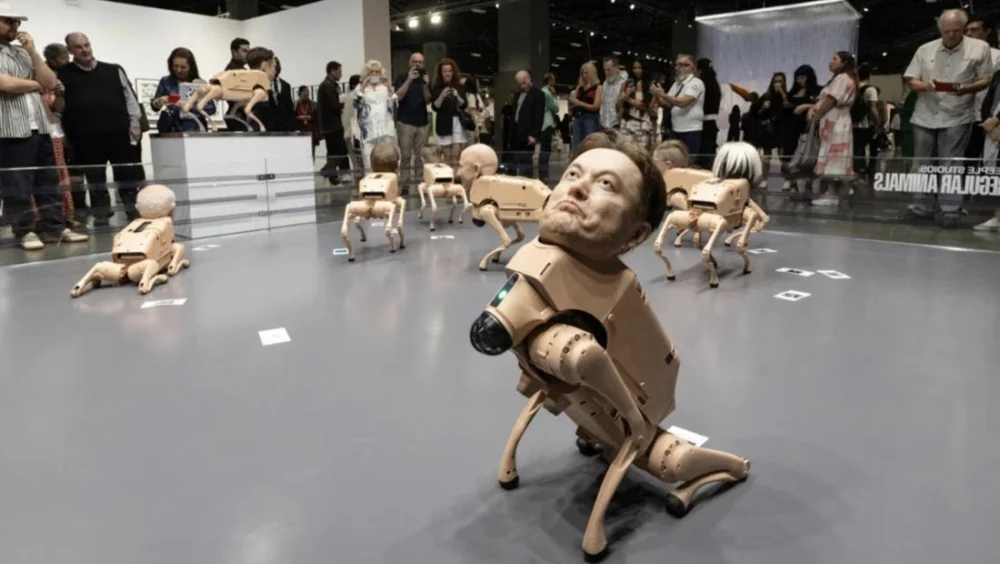 Elon Musk hingga Mark Zuckerberg ‘Berubah Wujud’ Jadi Robot Anjing