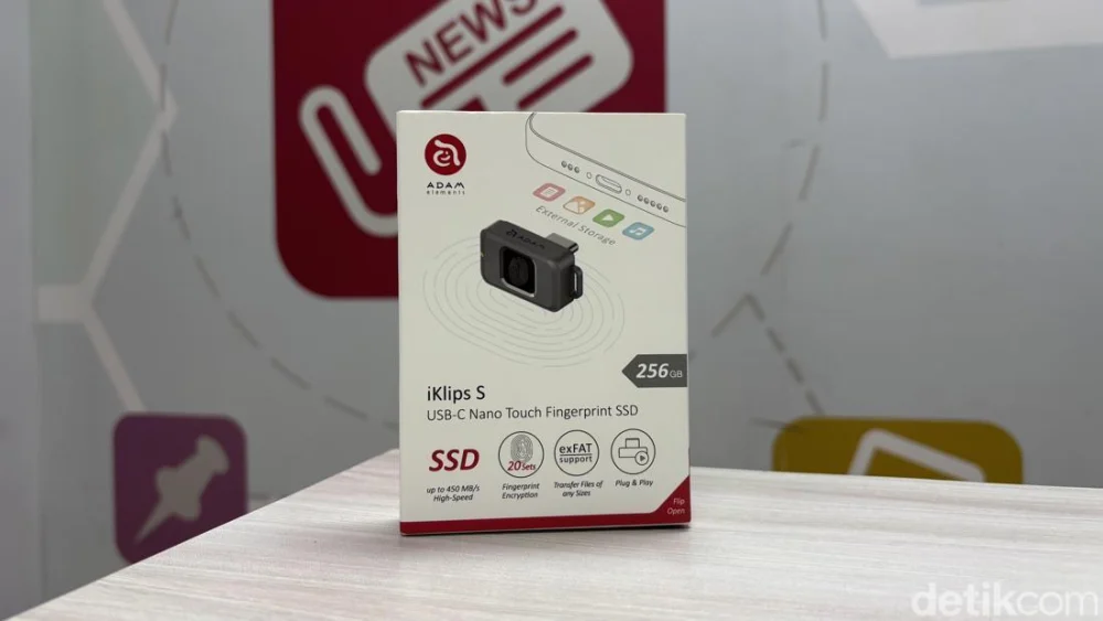 Mini Banget! Ini Wujud iKlips S, SSD Terkecil di Dunia Harga Rp 1 Juta