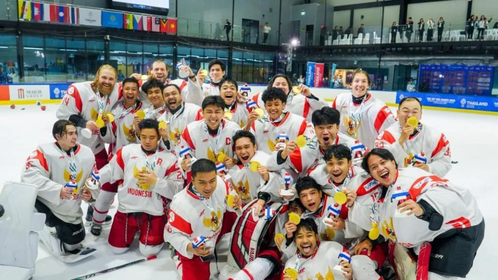 Timnas Hoki Es Catat Sejarah di SEA Games, Ketua FHEI: Terima Kasih Tuhan