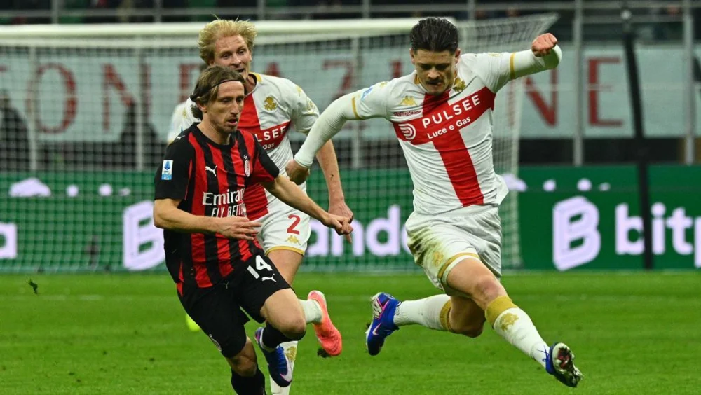 AC Milan Vs Genoa Berakhir Imbang 1-1: Drama Penalti di Injury Time, Leao Jadi Pahlawan dan Penyelamat