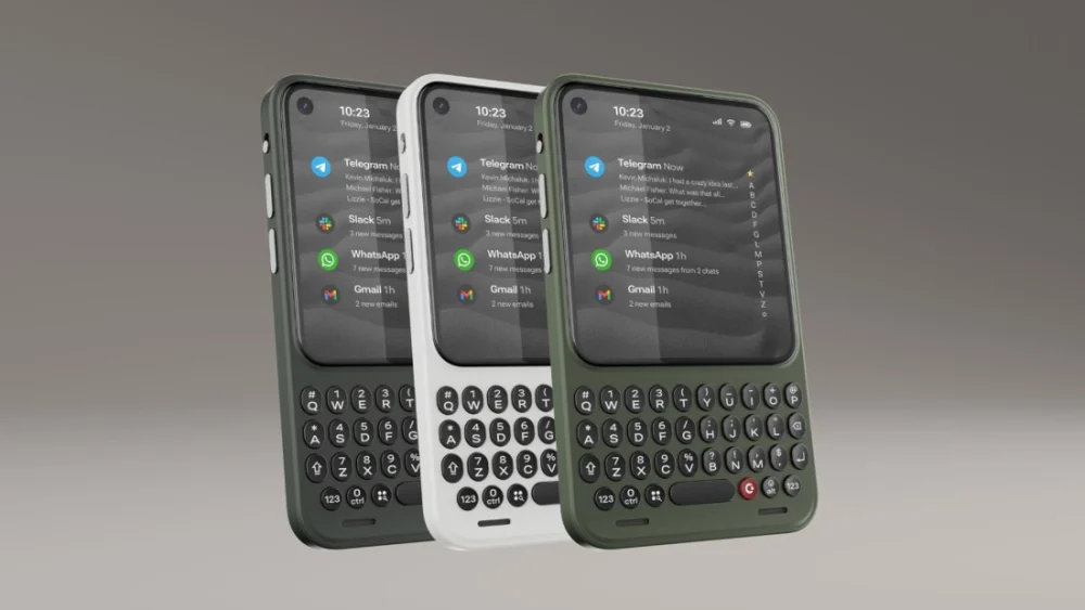Clicks Communicator Dirilis, HP Android Rasa Blackberry