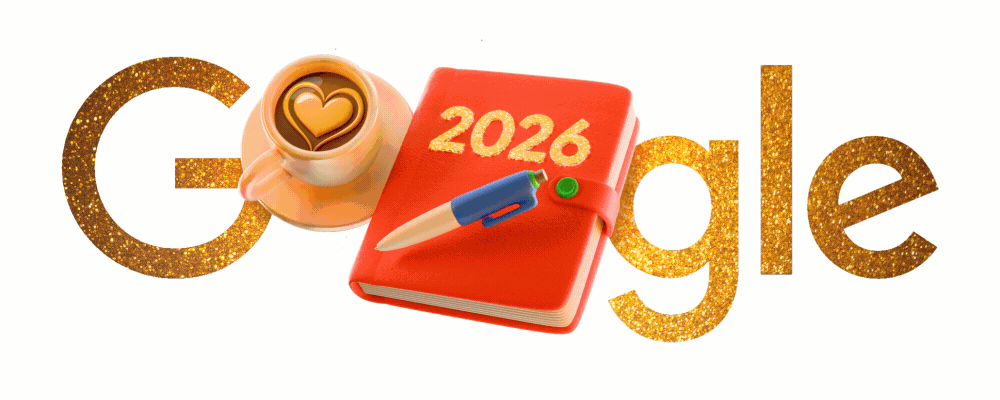 Google Doodle Sambut Tahun Baru 2026 dengan Aneka Resolusi