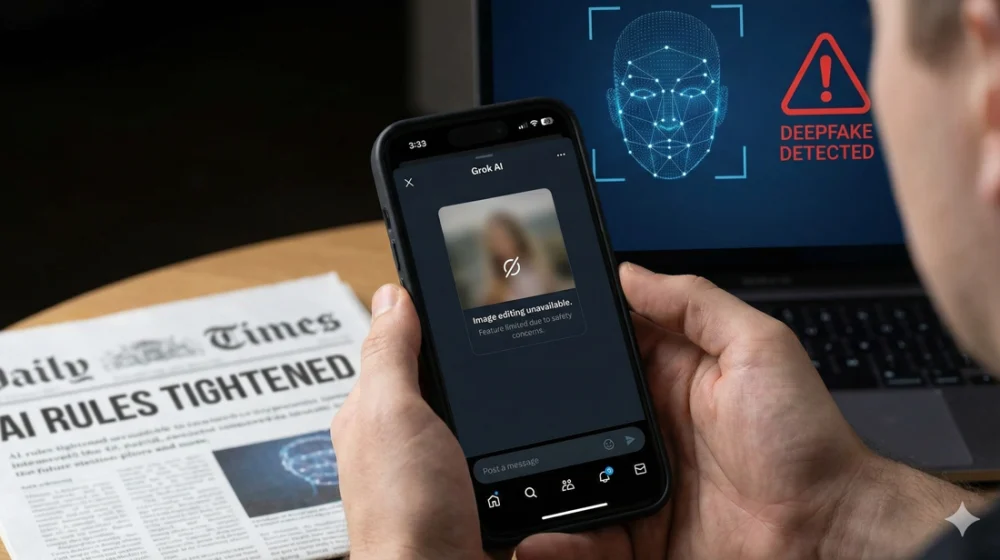 Imbas Deepfake Mesum, Apple-Google Diminta Blokir Aplikasi X dan Grok.