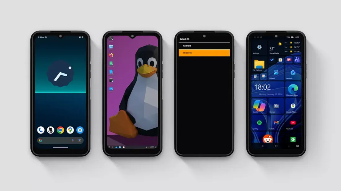 Revolusi Genggam: NexPhone Satukan Android, Linux, dan Windows 11 dalam Satu Perangkat, Menjelajahi Batasan Baru Komputasi Mobile!