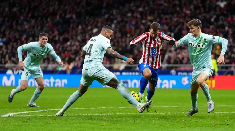 Atletico Madrid Takluk 0-1 dari Real Betis, Antoine Griezmann Cs Gagal Raih Poin di Kandang