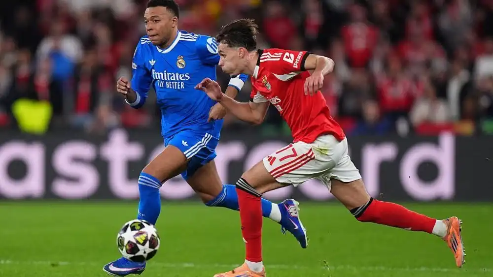 Benfica Vs Madrid: Mbappe Tumpul, Babak Pertama Berakhir Imbang 0-0 di Tengah Gempuran Peluang Emas