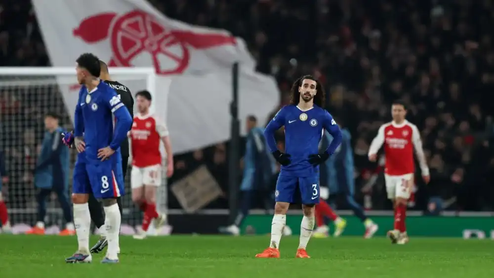 Chelsea Kembali Keok dari Arsenal, Tren Negatif Berlanjut di Carabao Cup