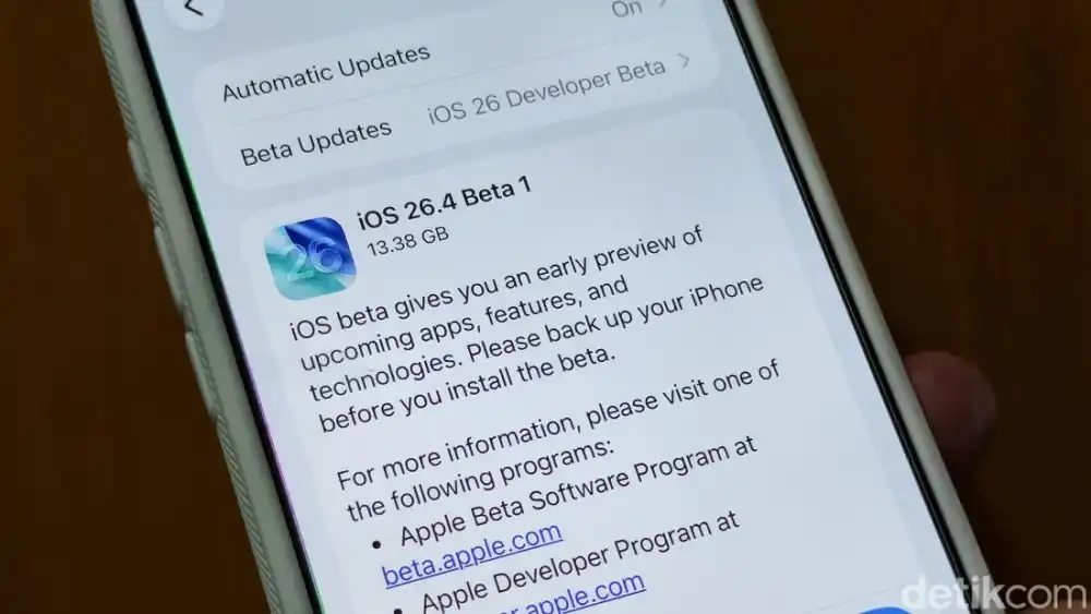 IOS 26.4 Beta 1 Rilis, Ini Fitur Baru iPhone yang Segera Hadir