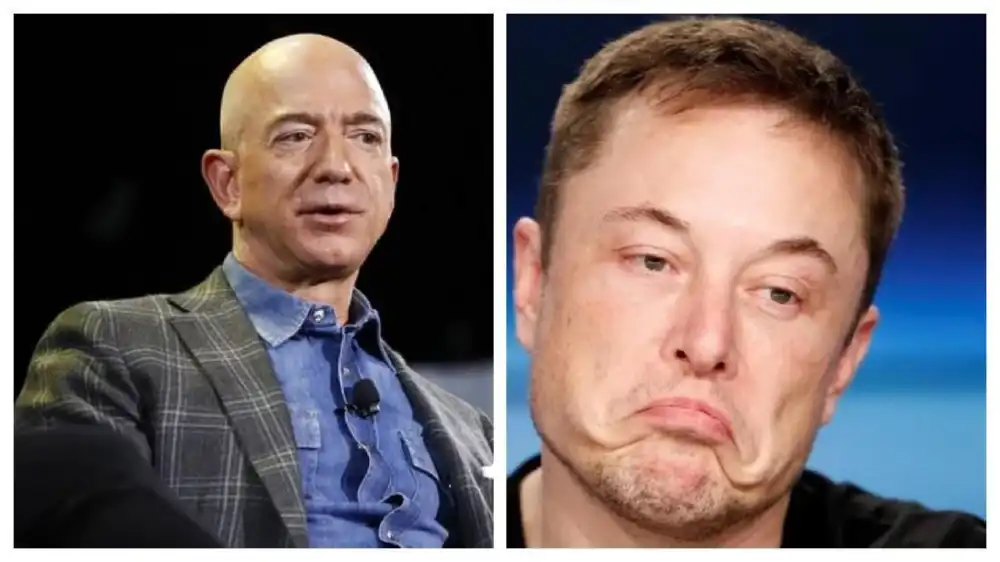 Jeff Bezos Ledek Elon Musk Pakai Foto Kura-kura?