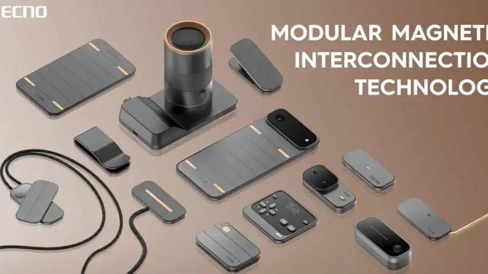 Tecno Pamerkan HP Super Tipis yang Dapat Dilepas Pasang