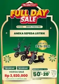 Ada Promo Menarik Sepeda Listrik di Transmart Full Day Sale