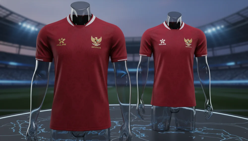 Sah! Kelme Luncurkan Jersey Baru Timnas Indonesia dengan Sentuhan Teknologi dan Sejarah