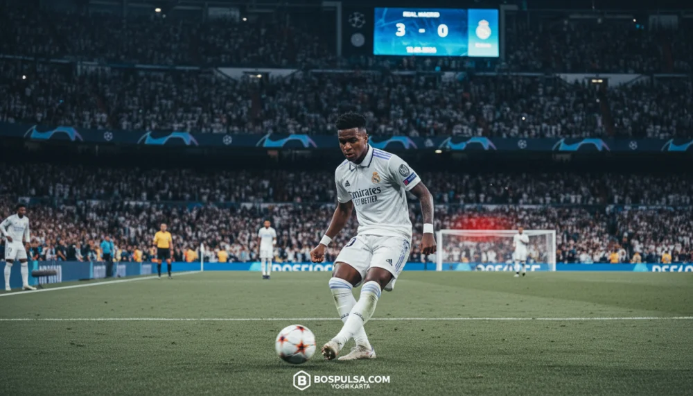 Seburuk-buruknya Penalti Vinicius: Catatan Suram di Balik Kemenangan Real Madrid atas Manchester City