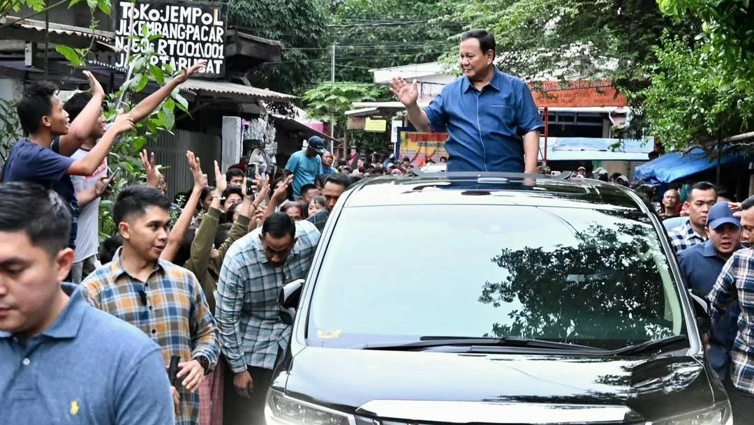 Ini Mobil ‘Biasa’ yang Dipakai Blusukan Prabowo di Senen