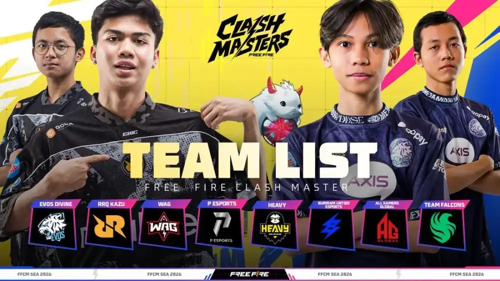 RRQ dan Evos Wakili Indonesia di Turnamen Free Fire FFCM SEA 2026 Spring