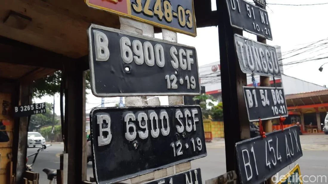 6 Bentuk Modifikasi Pelat Nomor yang Dilarang, Bisa Kena Denda Rp 500 Ribu