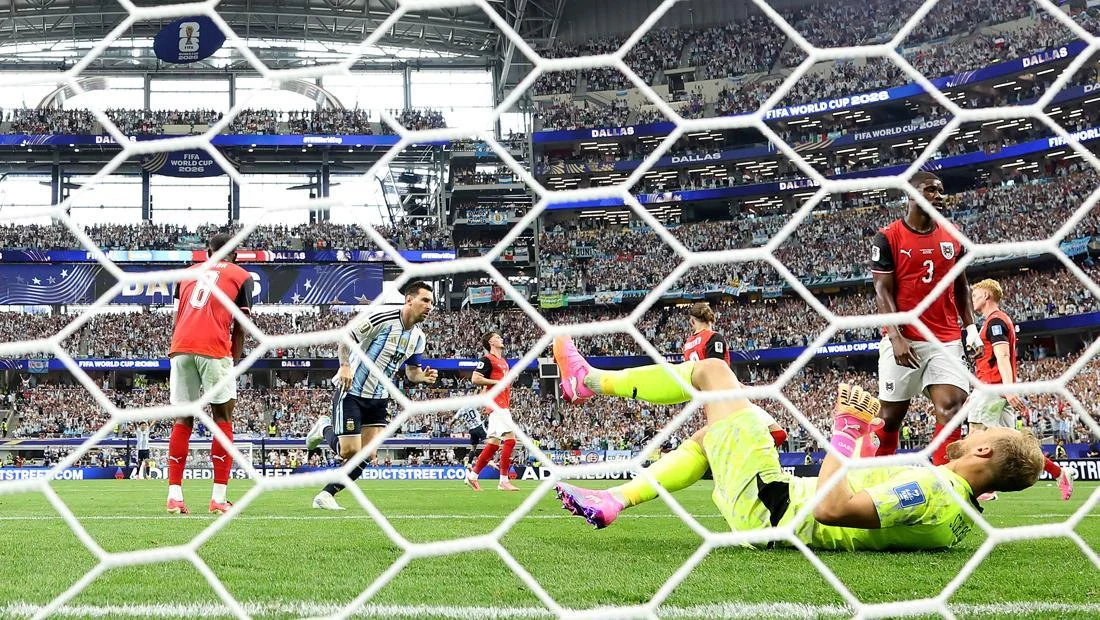 Babak 1: Sempat Gagal Penalti, Messi Bawa Argentina Ungguli Austria 1-0