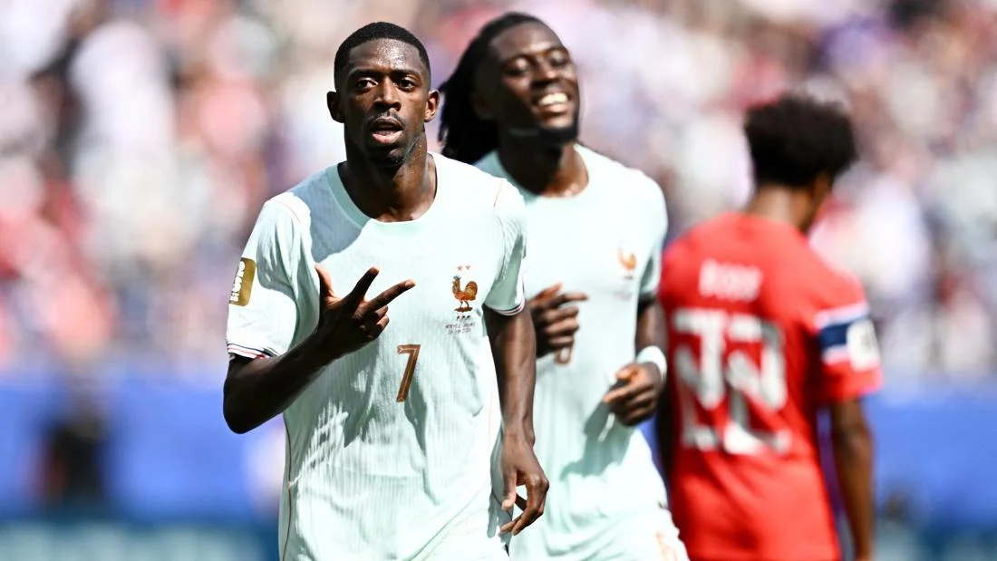 Dembele Hat-trick, Masuk Daftar Eksklusif Pemain Prancis Pencetak Trigol di Piala Dunia