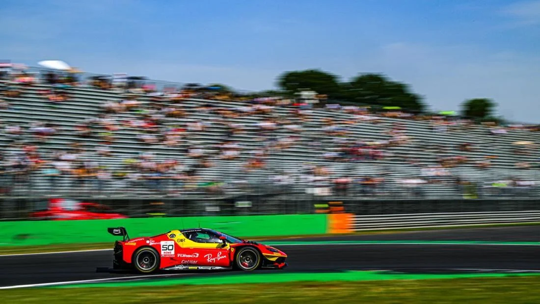 GTWCE 2026: Sean Gelael dan AF Corse 50 Finis Keenam di Monza Setelah Balapan Penuh Drama