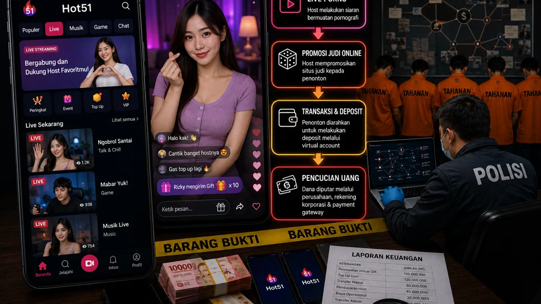 Hot51 Terseret Kasus Judol dan Porno, Apa Sebenarnya Aplikasi Ini?