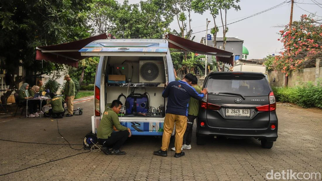 Perang Melawan Polusi: Ratusan Kendaraan Serbu Uji Emisi Gratis di Jakarta Utara