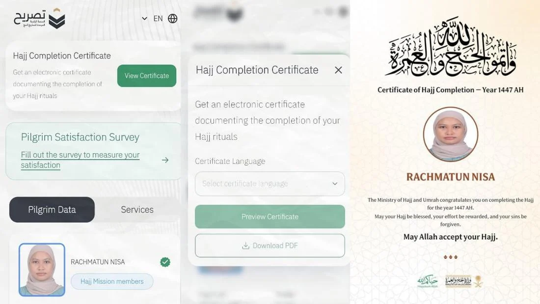 Sertifikat Haji Bisa Diunduh Sendiri Lewat Nusuk, Begini Caranya