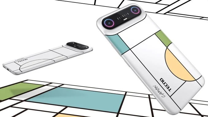 Tecno Camon Slim Meluncur, HP 6,39 mm dengan LED Kreatif Unik.