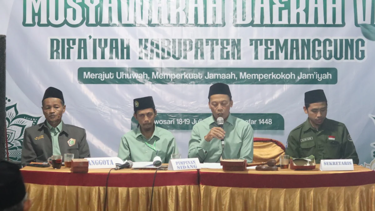 MUSDA VII Rifaiyah Temanggung Berlangsung Dinamis, Shobikun Terpilih Pimpin PD Rifaiyah 2026–2031