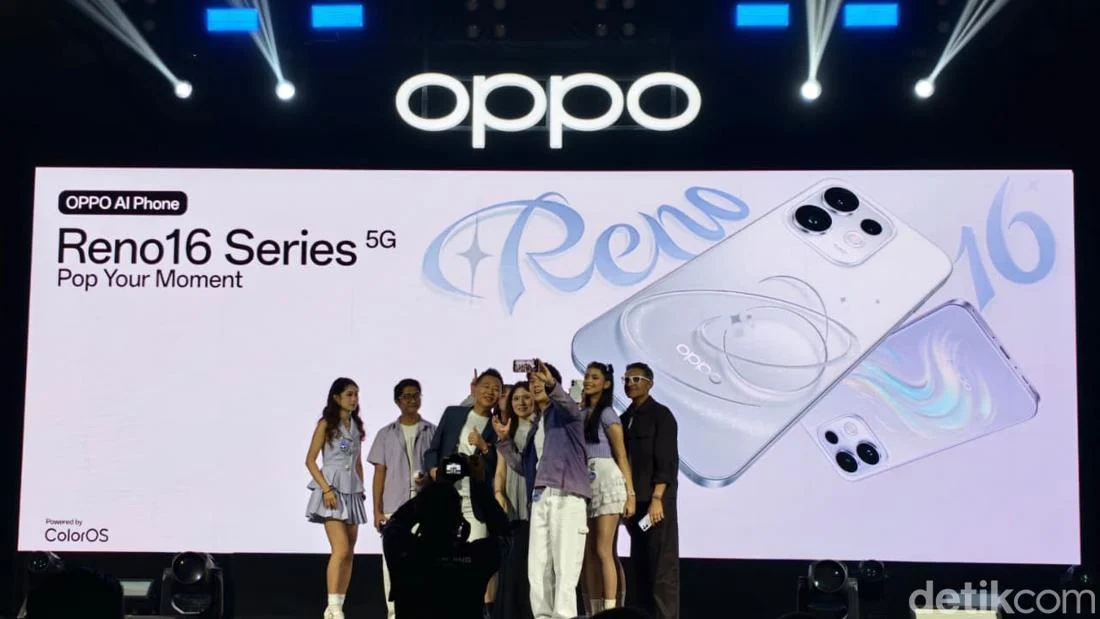 Oppo Reno 16, 16 Pro dan 16F Resmi Rilis di RI: Spesifikasi dan Harganya